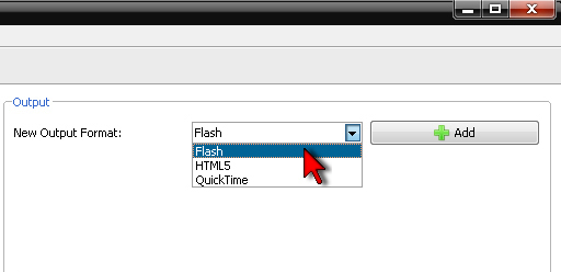 Программа Object2VR поддерживает, кроме формата Flash, также форматы QuickTime и HTML5