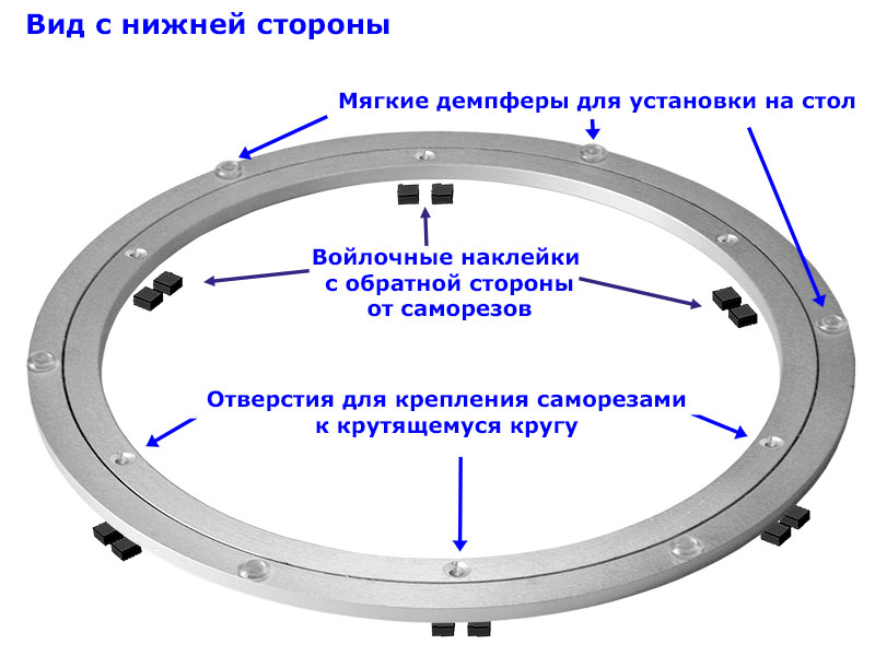 Крутящийся стол своими руками