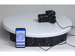 Поворотные столы для предметной 3D фотосъемки с автоматическим вращением диска (серия SA)