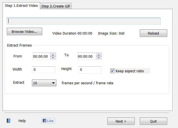 Начало работы с Free Video to GIF Converter